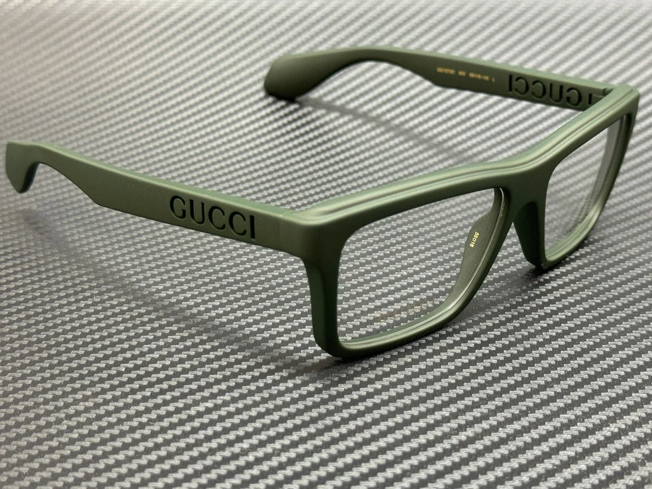 GUCCI GG1573O 003 Matte Green Unisex Large 55 mm Eyeglasses 2
